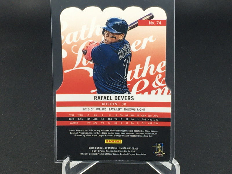 2019 PANINI LEATHER AND LUMBER - R. DEVERS -