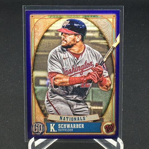 2021 TOPPS GYPSY QUEEN - PURPLE - K. SCHWARBER  - #113 - #'D/250