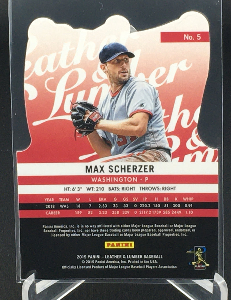 2019 PANINI LEATHER AND LUMBER - M. SCHERZER -