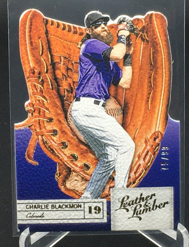 2019 PANINI LEATHER AND LUMBER - C. BLACKMON - #47 - #'D/99 - DIE CUT