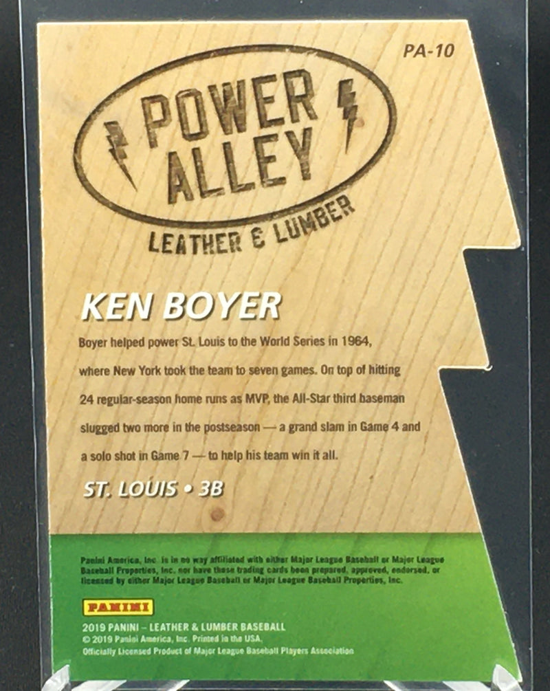2019 PANINI LEATHER AND LUMBER - K. BOYER -