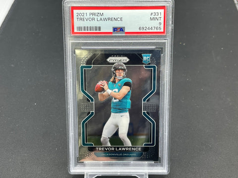 2021 PANINI PRIZM - T. LAWRENCE - #331 - PSA 9 - RC