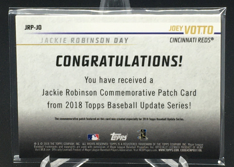 2018 TOPPS UPDATE SERIES - JACKIE ROBINSON DAY - J. VOTTO -