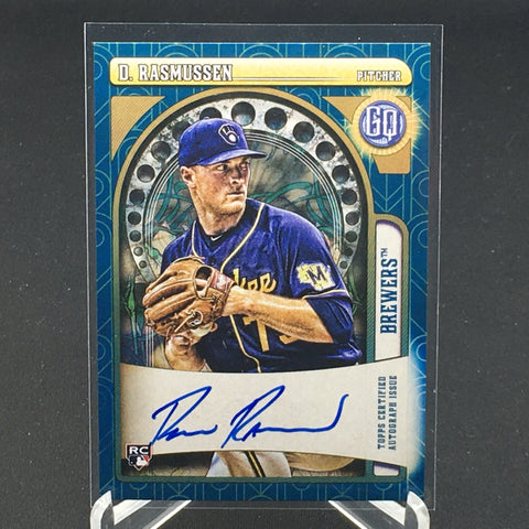 2021 TOPPS GYPSY QUEEN - BLUE - D. RASMUSSEN - #GQA-DR - #'D/99 - AUTOGRAPH