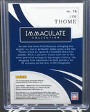 2020 PANINI IMMACULATE - J. THOME - #16 - #'D/99 - GAME USED MATERIAL