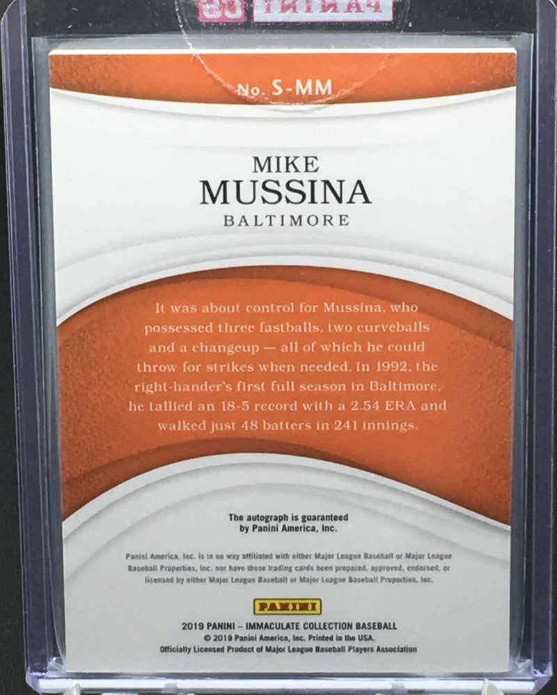 2020 PANINI IMMACULATE - M. MUSSINA - #S-MM - #'D/49 - AUTOGRAPH