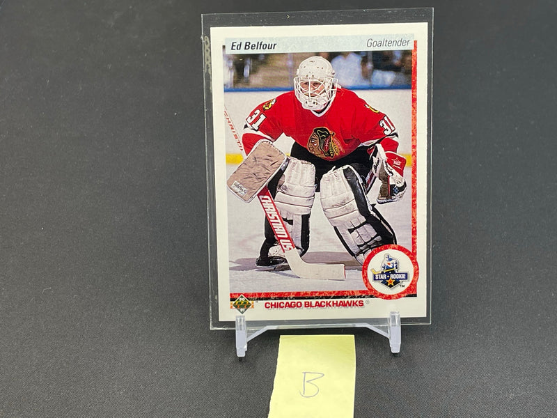 1990 UPPER DECK - STAR ROOKIE - E. BELFOUR -