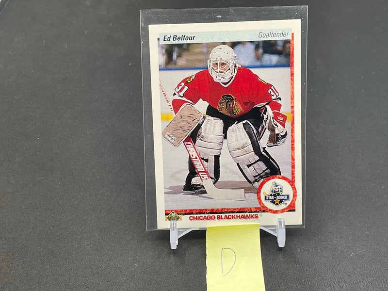 1990 UPPER DECK - STAR ROOKIE - E. BELFOUR -