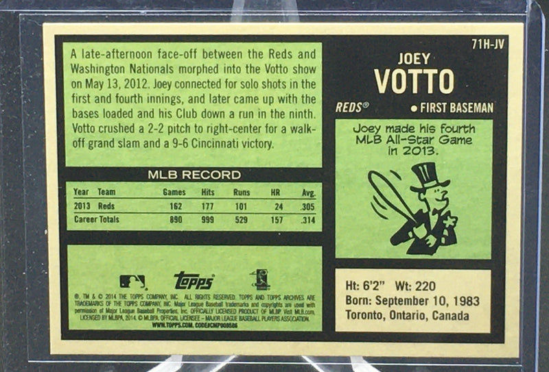 2014 TOPPS ARCHIVES - REDS - J. VOTTO -