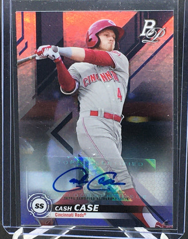2019 TOPPS BOWMAN PLATINUM - C. CASE - #TOP-47 - AUTOGRAPH