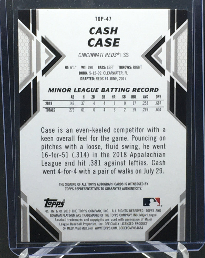 2019 TOPPS BOWMAN PLATINUM - C. CASE -
