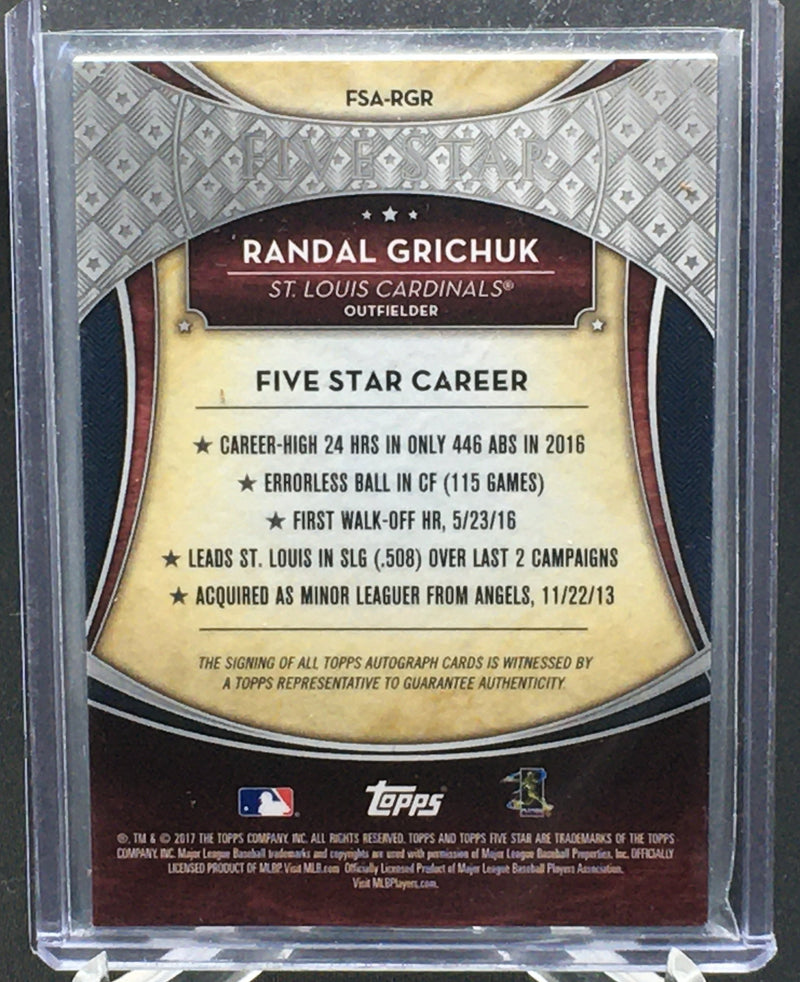 2017 TOPPS FIVE STAR - R. GRICHUK -