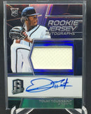 2019 PANINI SPECTRA - ROOKIE JERSEY - T. TOUSSAINT - #129 - #'D/199 - AUTOGRAPH - PRIZM - JERSEY - RC