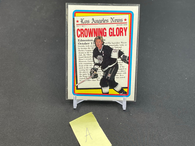 1990 TOPPS - CROWNING GLORY - W. GRETZKY -