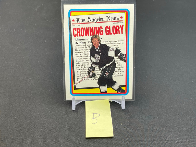 1990 TOPPS - CROWNING GLORY - W. GRETZKY -