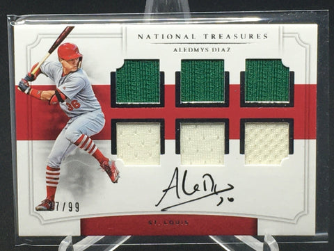 2017 PANINI NATIONAL TREASURES - A. DIAZ - #SSS-AD - #'D/99 - AUTOGRAPH - JERSEY