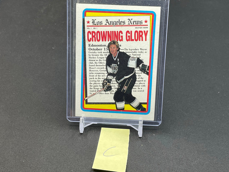 1990 TOPPS - CROWNING GLORY - W. GRETZKY -