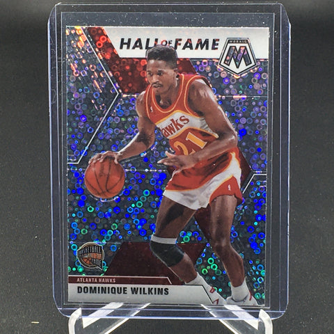 2019 PANINI MOSAIC - SILVER DISCO PRIZM - HALL OF FAME - D. WILKINS - #294