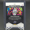2019 PANINI MOSAIC - SILVER MOSAIC PRIZM - OLD SCHOOL - J. STOCKTON -