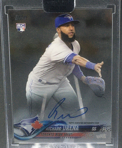 2018 TOPPS CLEARLY AUTHENTIC - R. URENA - #CAA-RU - AUTOGRAPH - RC