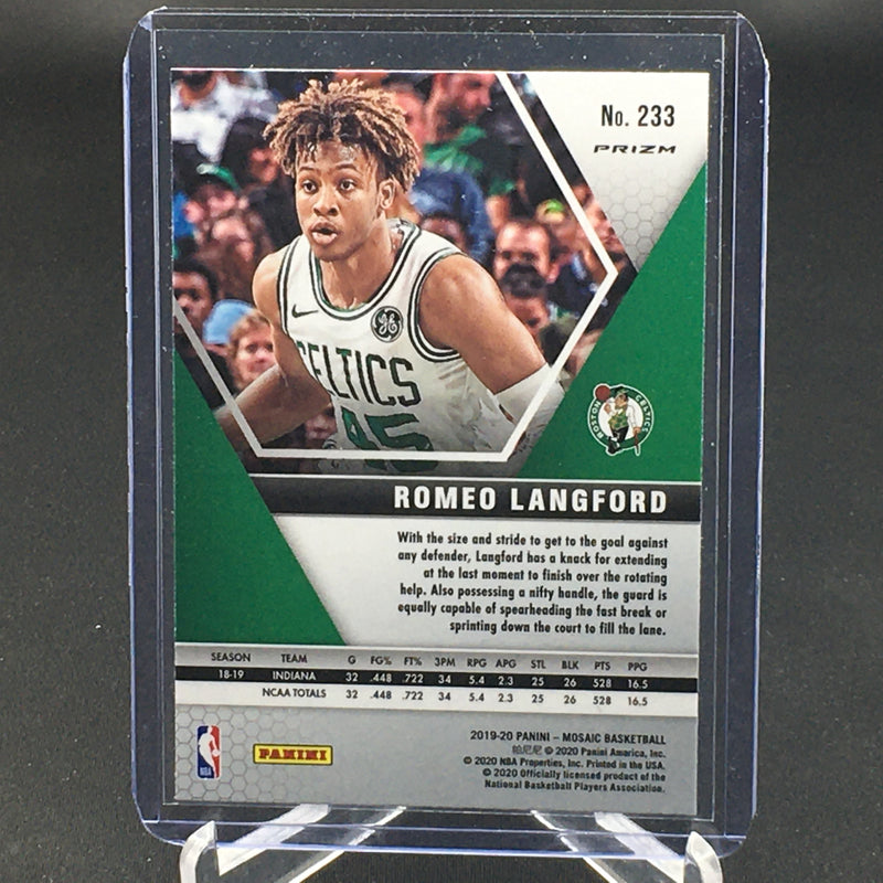 2019 PANINI MOSAIC - PINK CAMO PRIZM - R. LANGFORD -