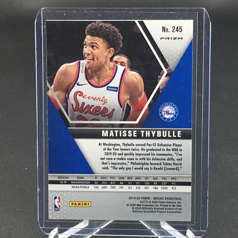 2019 PANINI MOSAIC - GREEN MOSAIC PRIZM - M. THYBULLE -