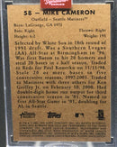 2019 TOPPS ARCHIVES SIGNATURE - 2001 BOWMAN HERITAGE - M. CAMERON - #58 - #'D/70 - AUTOGRAPH