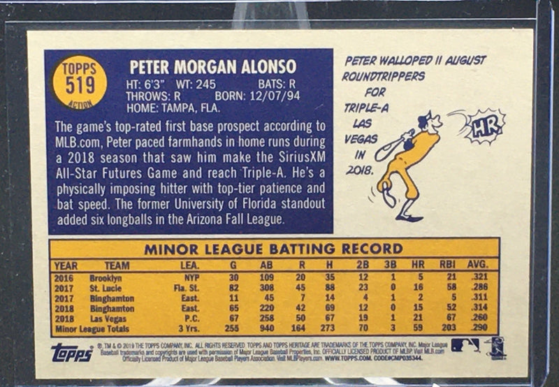 2019 TOPPS HERITAGE - P. ALONSO -