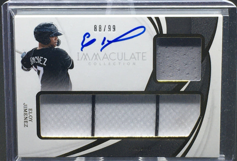 2019 PANINI IMMACULATE COLLECTION - E. JIMENEZ - #D-EJ - #'D/99 - AUTOGRAPH - JERSEY