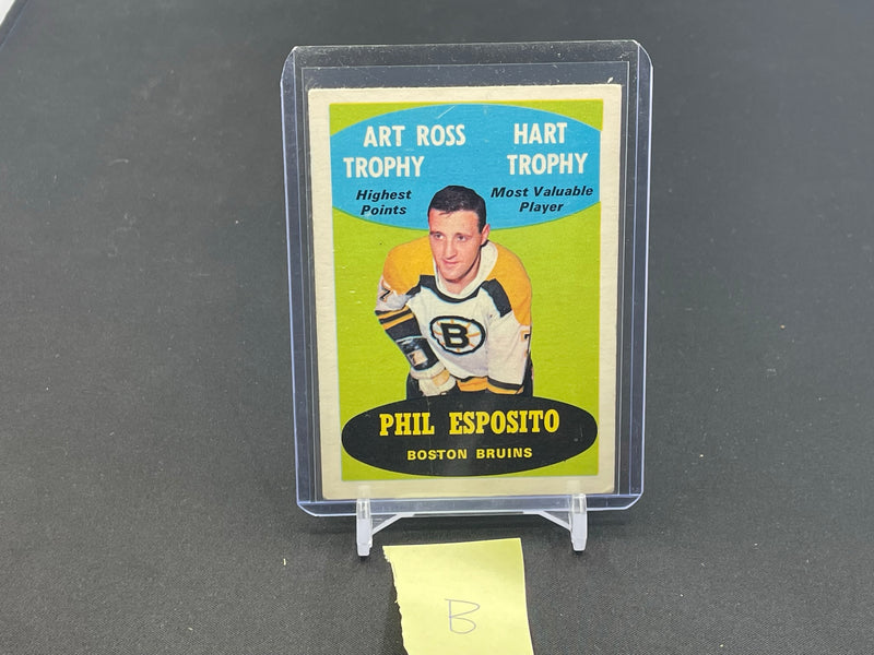 1969 O-PEE-CHEE - ART ROSS TROPHY / HART TROPHY - P. ESPOSITO -