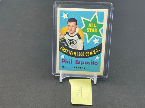 1969 O-PEE-CHEE - ALL STAR - P. ESPOSITO - #214