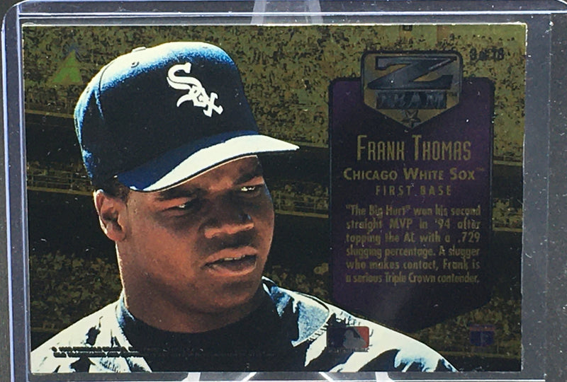 1995 PINNACLE - ZENITH EDITION Z TEAM - F. THOMAS -