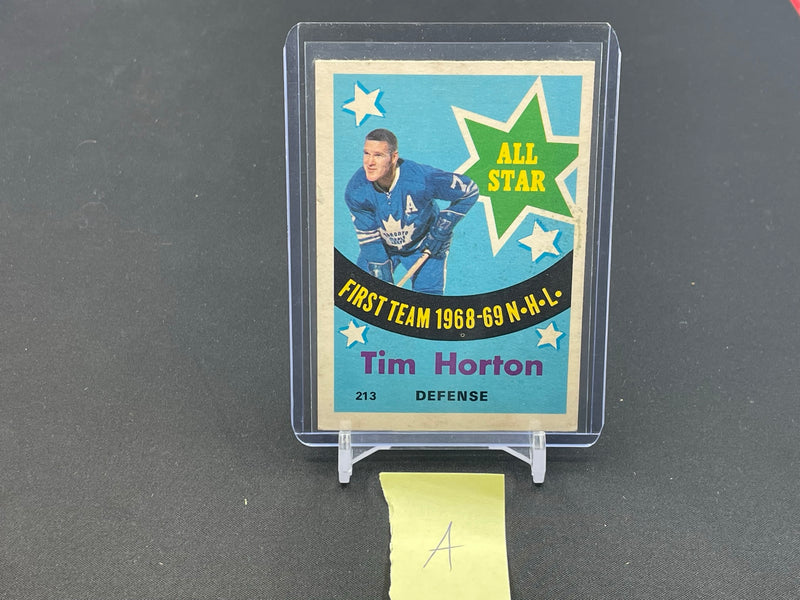 1969 O-PEE-CHEE - ALL STAR - T. HORTON -