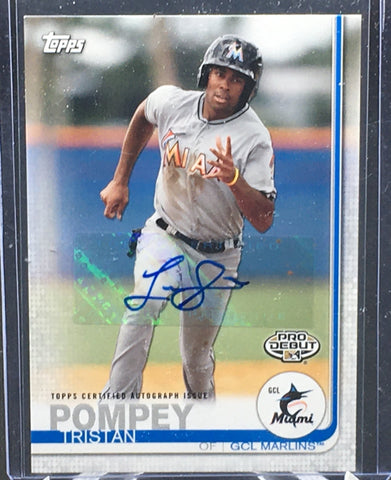 2019 TOPPS PRO DEBUT - T. POMPEY - #174 - AUTOGRAPH