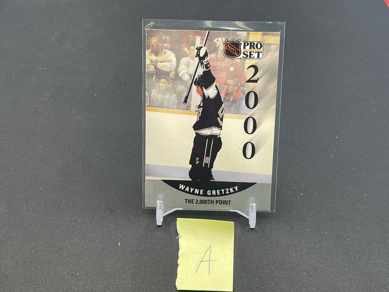 1990 PRO SET - THE 2000TH POINT - W. GRETZKY -