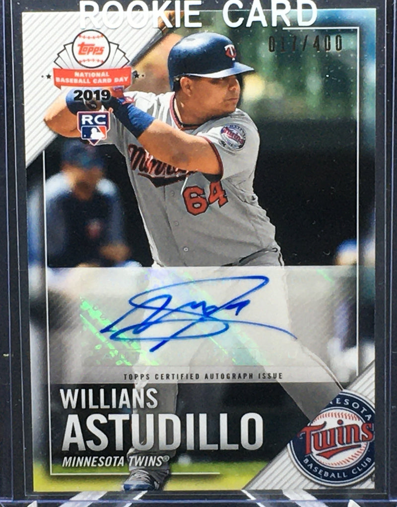 2019 TOPPS NATIONAL BASEBALL CARD DAY - W. ASTUDILLO - #AU-WA - #'D/400 - AUTOGRAPH