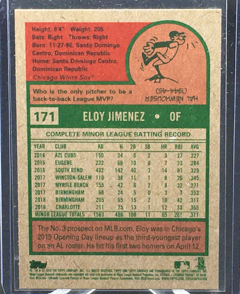 2019 TOPPS ARCHIVES - E. JIMENEZ -