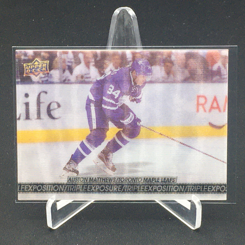 2017 UPPER DECK - TIM HORTONS - TRIPLE EXPOSURE - A. MATTHEWS -