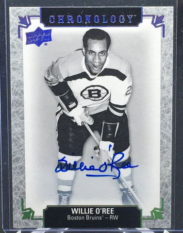 2018 UPPER DECK CHRONOLOGY - W. O'REE - #FH-BO-WO - AUTOGRAPH