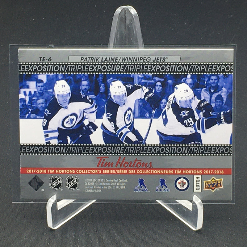 2017 UPPER DECK TIM HORTONS - TRIPLE EXPOSURE - P. LAINE -