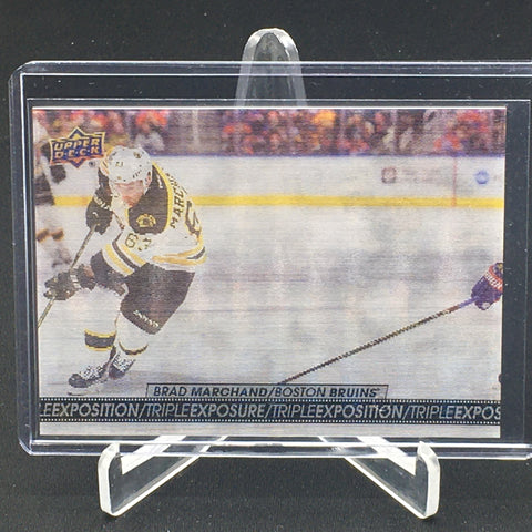 2017 UPPER DECK TIM HORTONS - TRIPLE EXPOSURE - B. MARCHAND - #TE-7