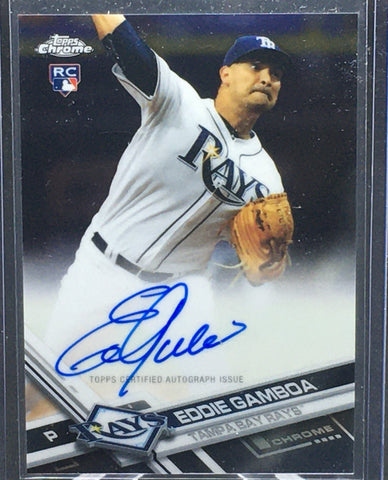 2017 TOPPS CHROME - E. GAMBOA - #RA-EG - AUTOGRAPH