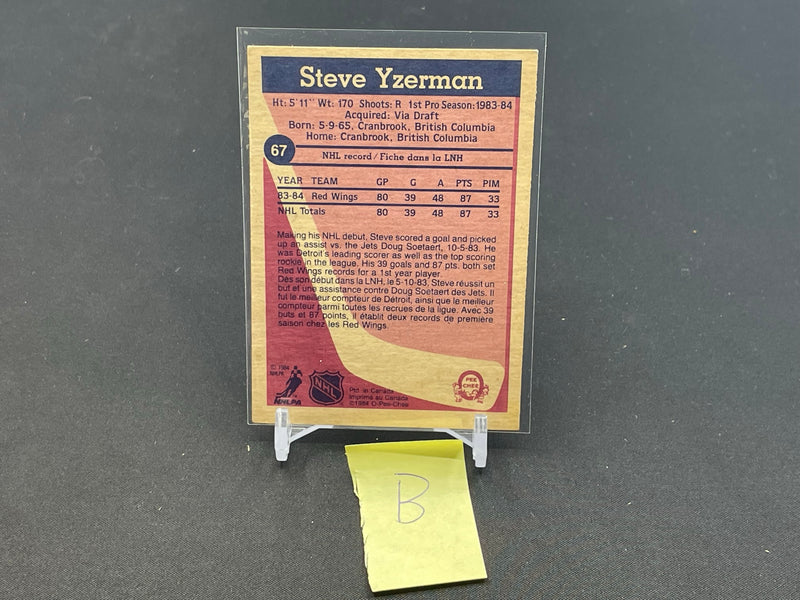 1984 O-PEE-CHEE - S. YZERMAN -