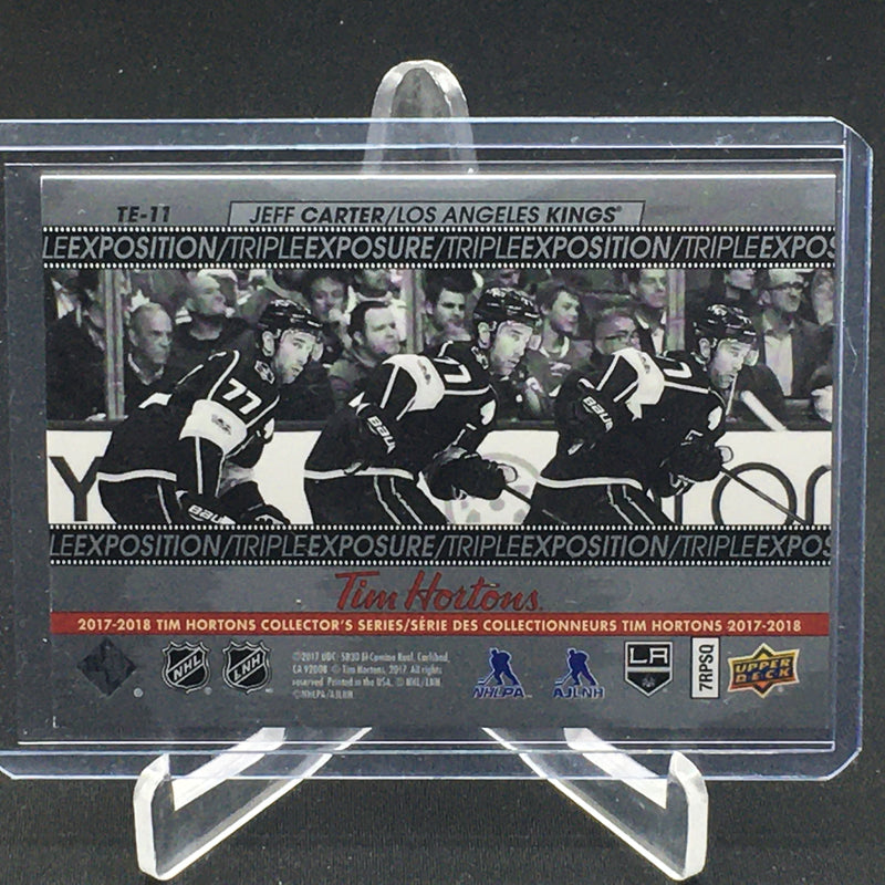 2017 UPPER DECK TIM HORTONS - TRIPLE EXPOSURE - J. CARTER -