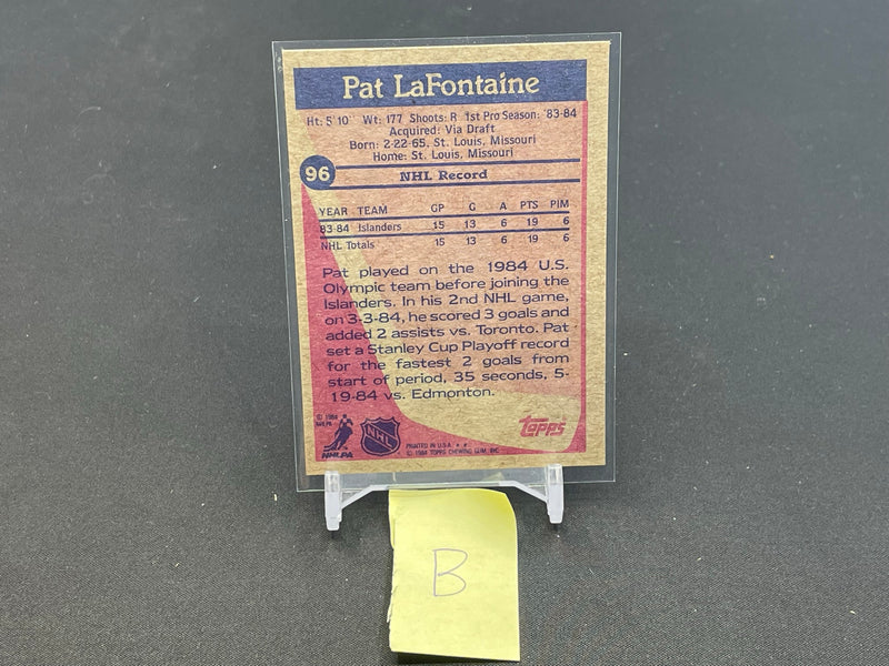 1984 TOPPS - P. LaFONTAINE -
