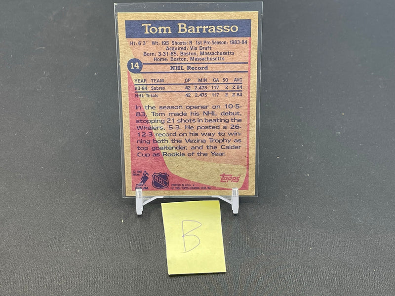 1984 TOPPS - T. BARRASSO -