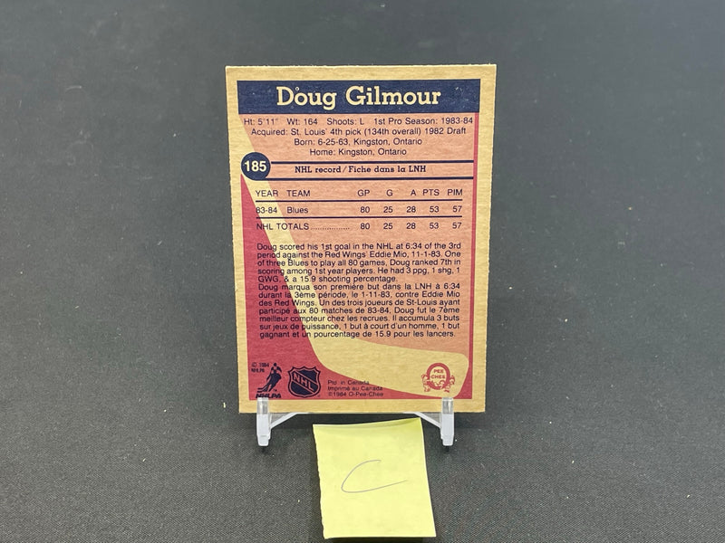 1984 O-PEE-CHEE - D. GILMOUR -