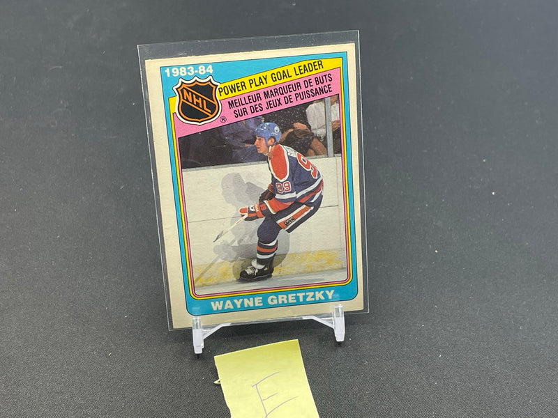1984 O-PEE-CHEE - POWER PLAY GOAL LEADER  - W. GRETZKY -