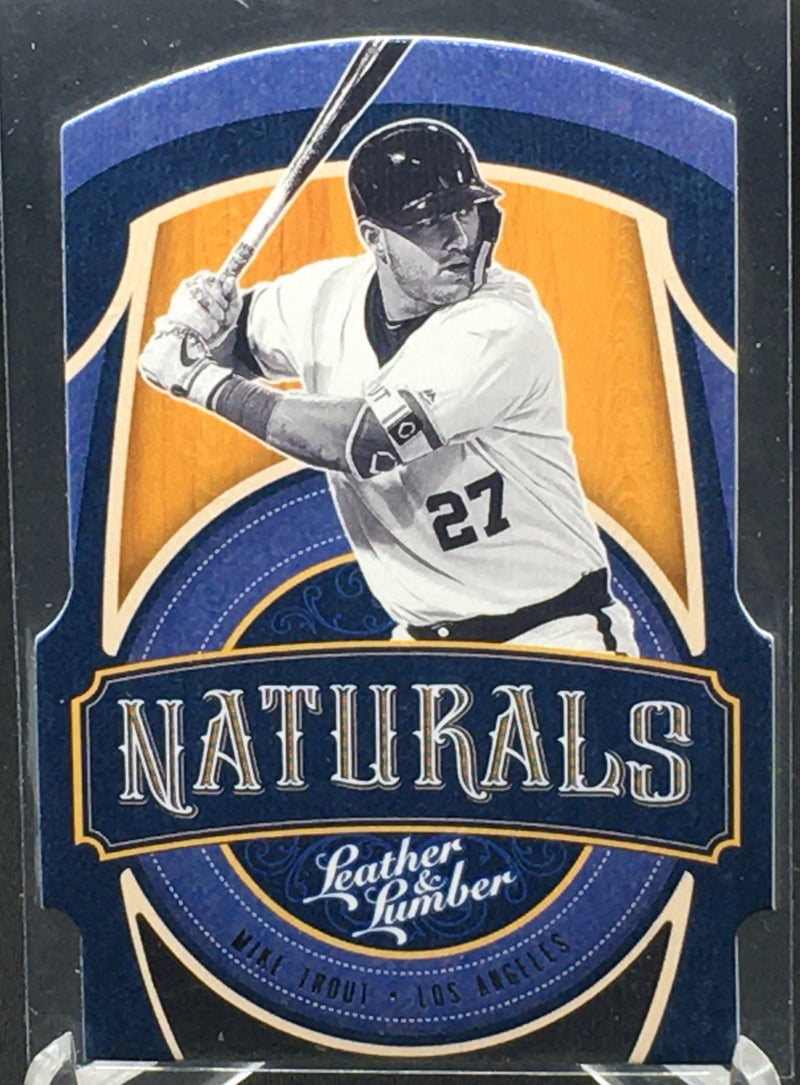 2019 PANINI LEATHER AND LUMBER - NATURALS - M. TROUT -