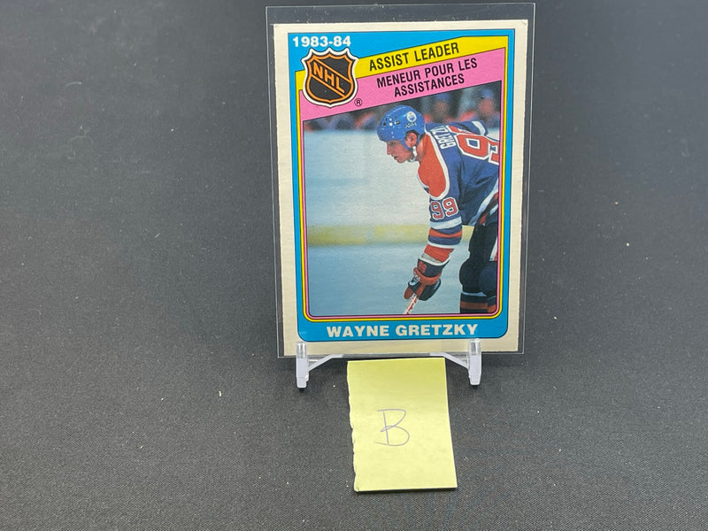 1984 O-PEE-CHEE - ASSIST LEADER - W. GRETZKY -